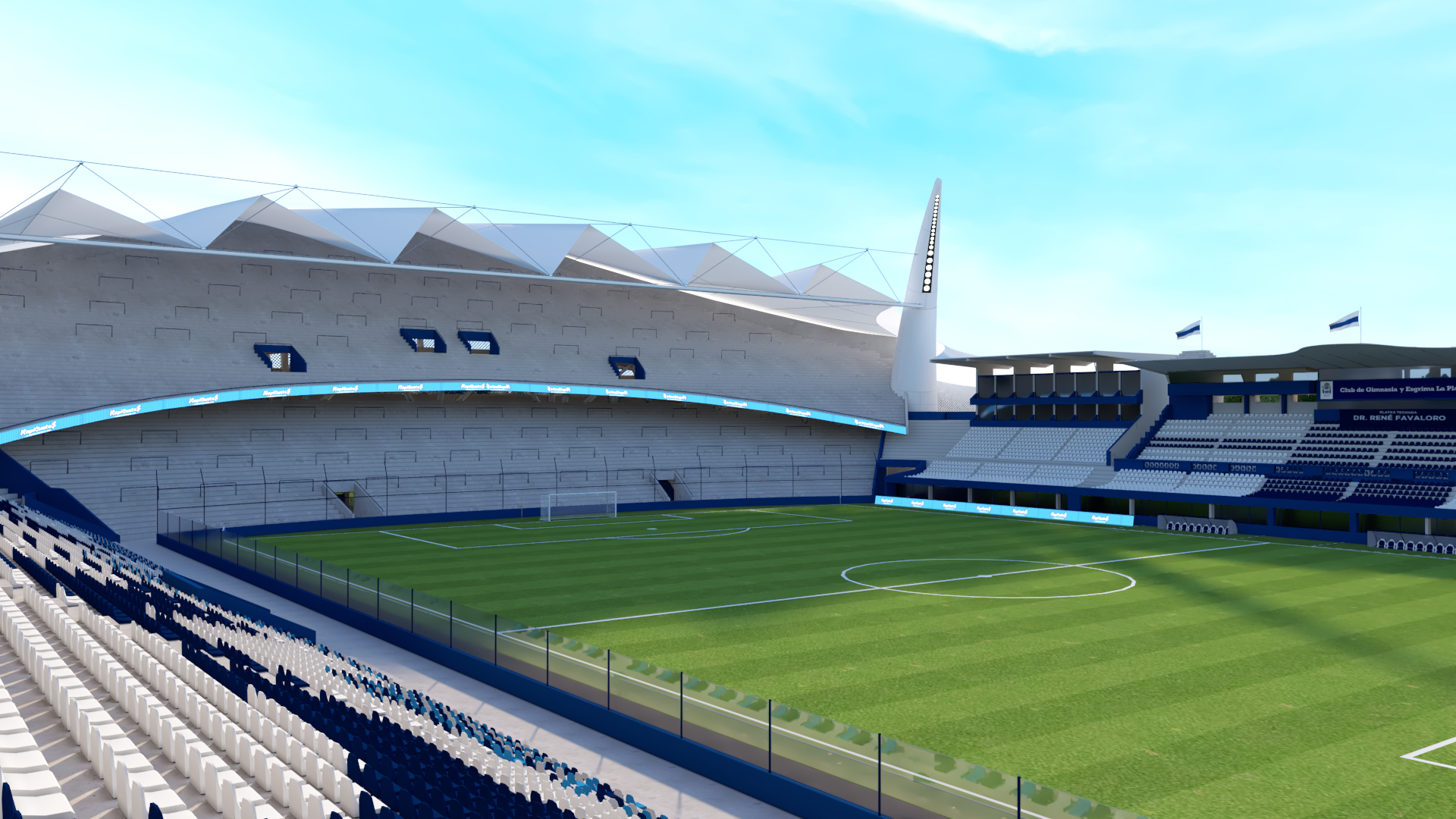 Imágen del proyecto del Estadio